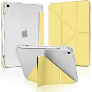 Mollivie Origami Clear Back Case for iPad 10th & iPad 11 A16