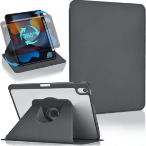 Mollivie 360 Rotating Case for iPad Air M3 M2 (11 inch) & iPad Air 4 5 (10.9 inch)