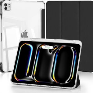 Mollivie Clear Back Case for iPad Pro 11-inch M5/M4 2025/2024